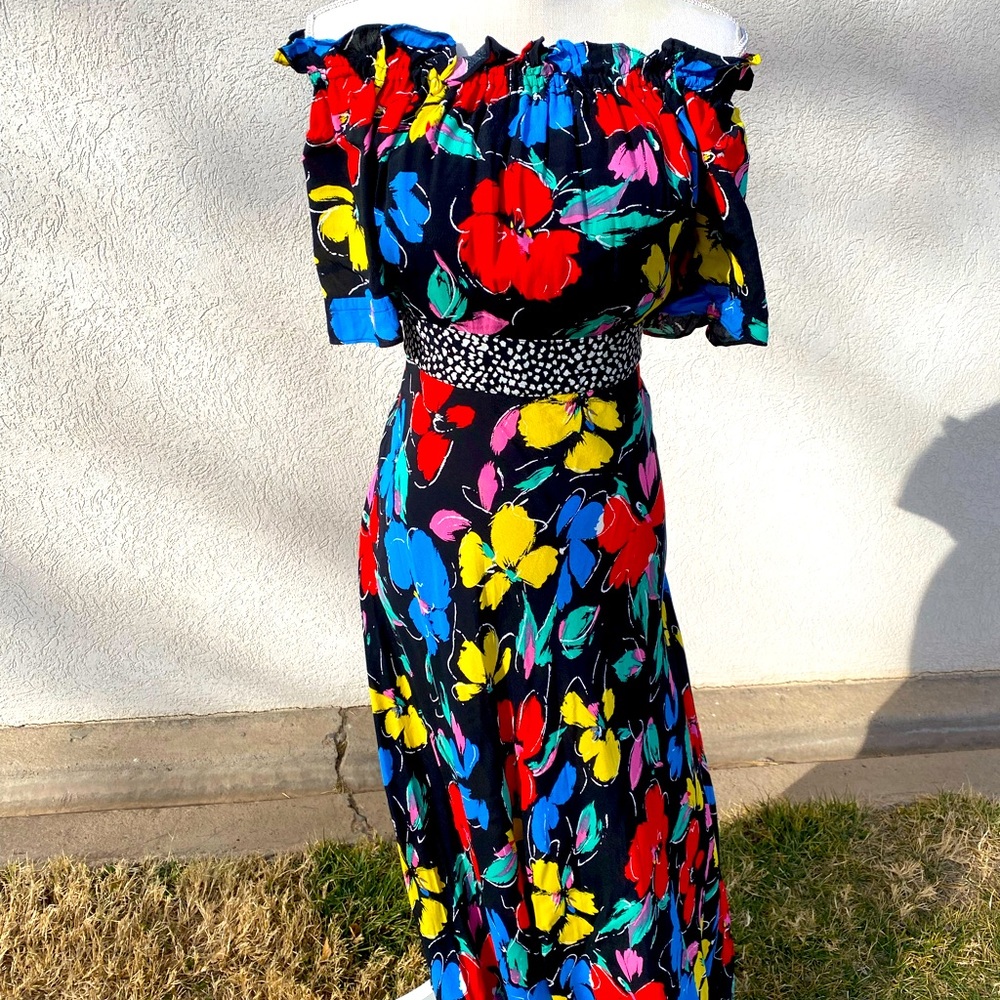 80s style dress
